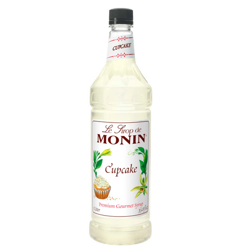Monin Cupcake Flavored Syrup, 1 Liter, 4 Per Case